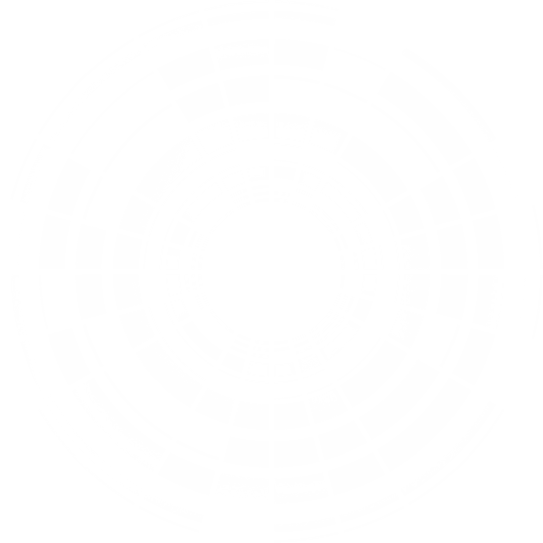 Geometric Circular Abstraction on Transparent Background