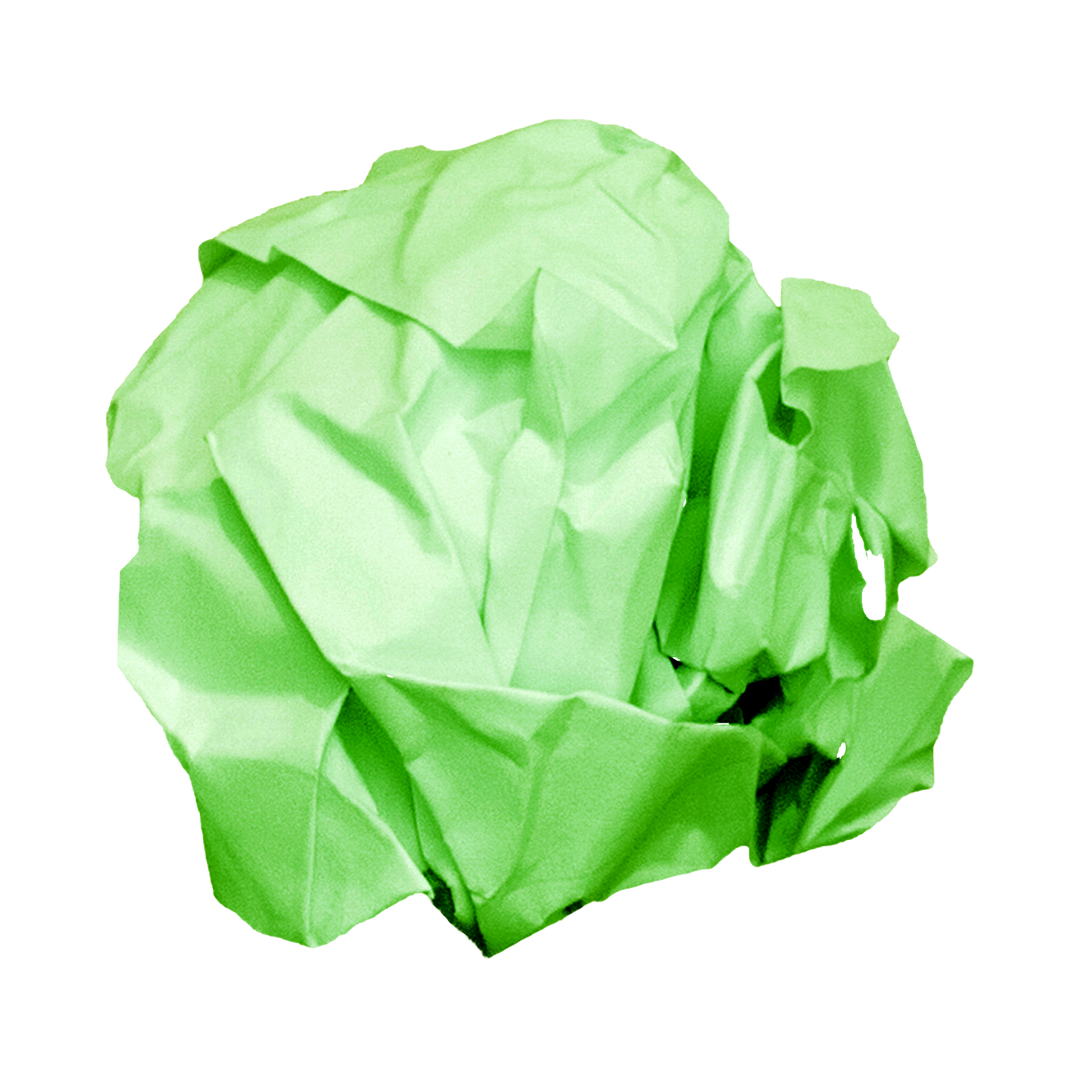 Green Crumpled Paper with Transparent Background - Download Free Stock Images Pikwizard.com