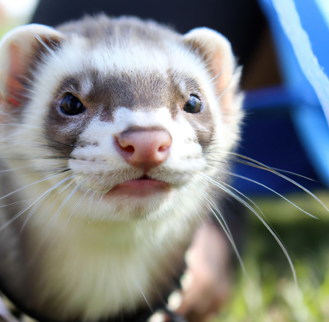 Close up of ferret lying created using generative ai technology - Free Images, Stock Photos and Pictures on Pikwizard.com