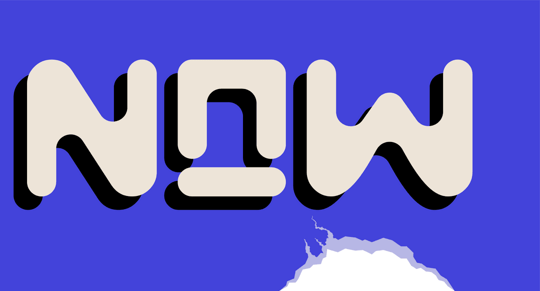 Transparent Layered 3D Geometric Shapes on Bold Background