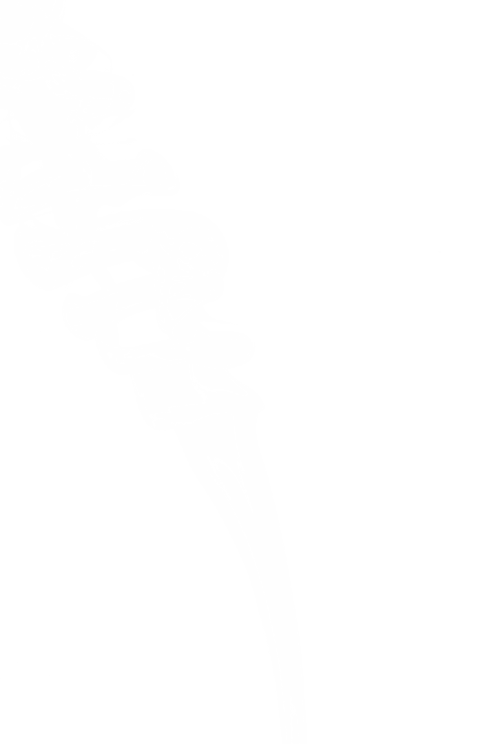 Isolated Smoke Plume Vector on Transparent Background