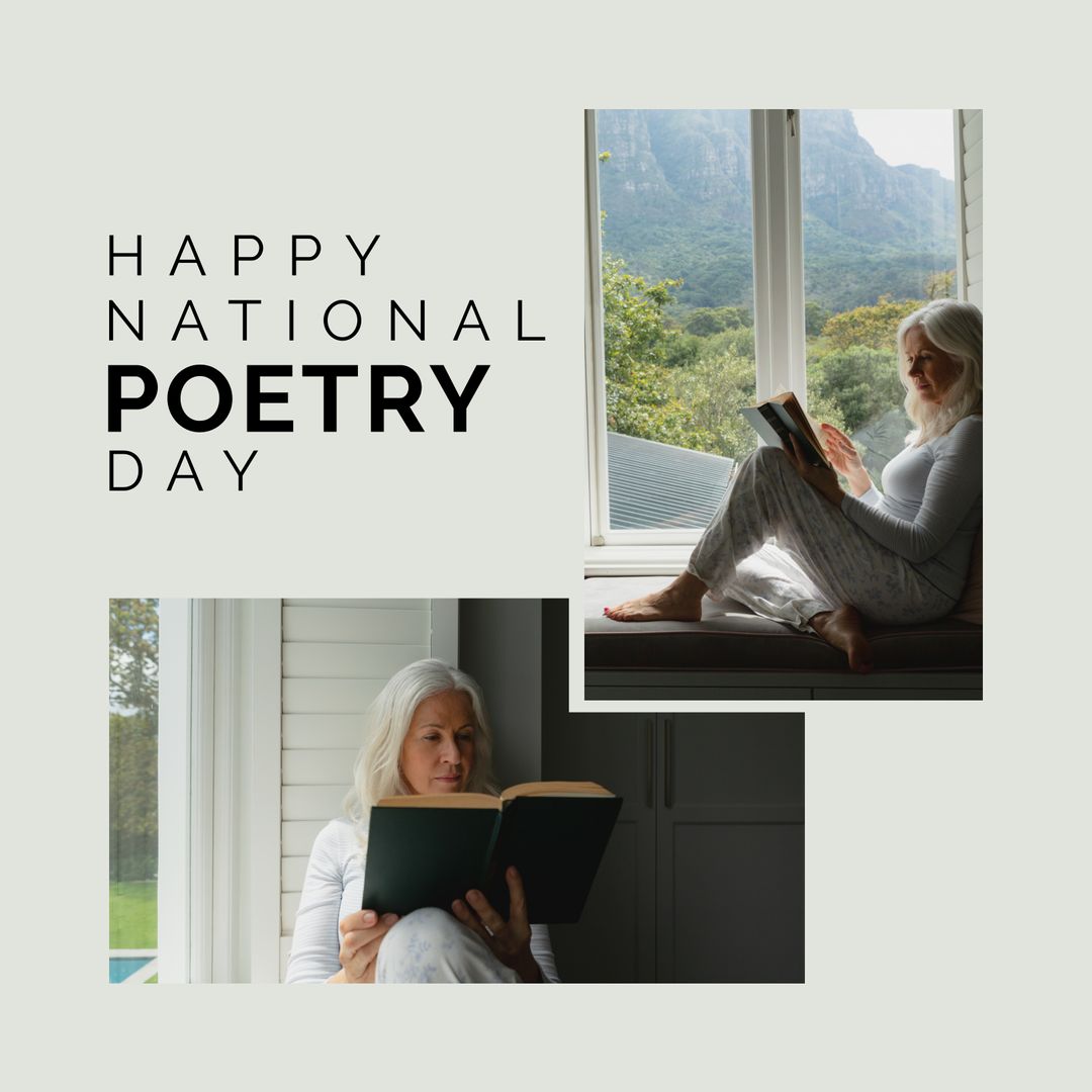 Celebrating National Poetry Day with Relaxing Reading by Natural Light