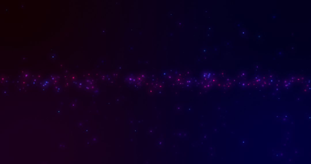 Cosmic Starfield with Rotating Glowing Nebula