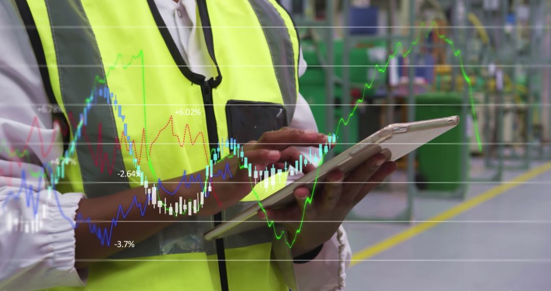 Business Technology Thumbnail Featuring Analytics on Digital Tablet