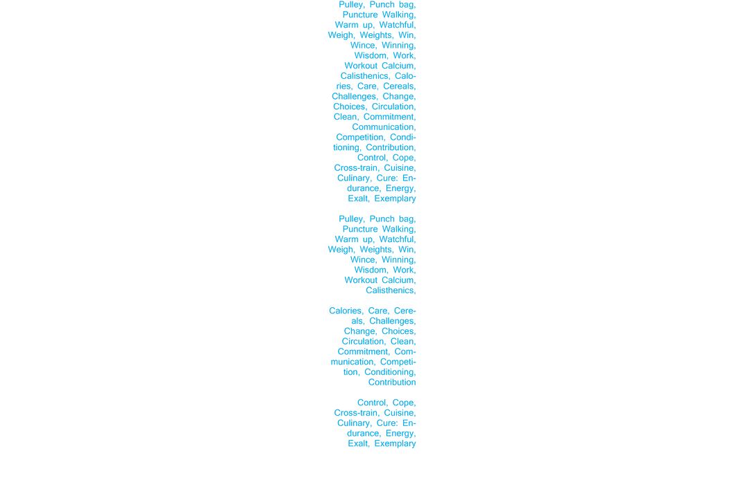 Blue Abstract Text on Transparent Background
