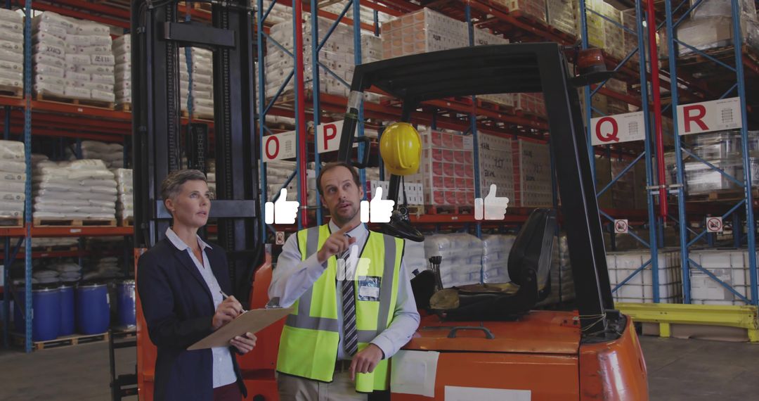 Warehouse Team Inspecting Inventory Management Procedures