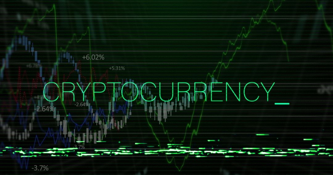 Cryptocurrency Data with Digital Analytics Overlay