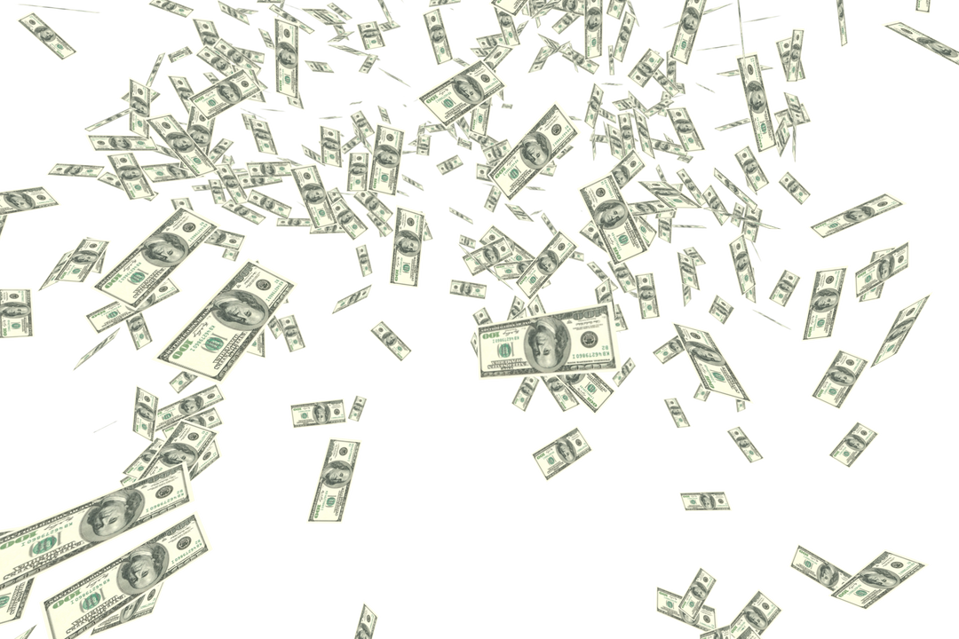 Falling Banknotes on Transparent Background Illustrating Wealth - Download Free Stock Images Pikwizard.com