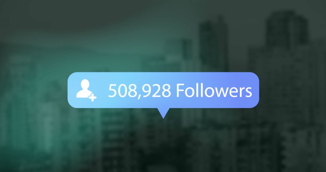 Social Media Follower Count Reaching 500,000 Mark