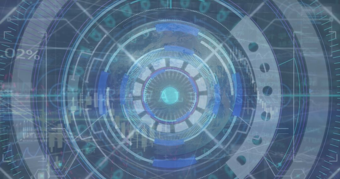 Digital Data Network with Global Interface Elements