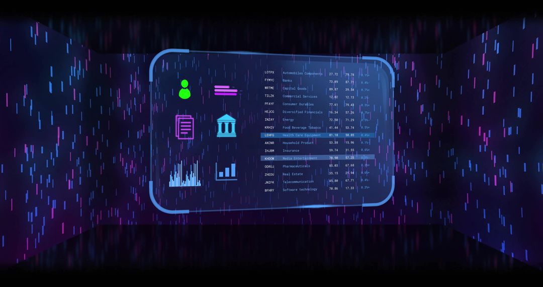Futuristic Digital Finance Dashboard with Analytics