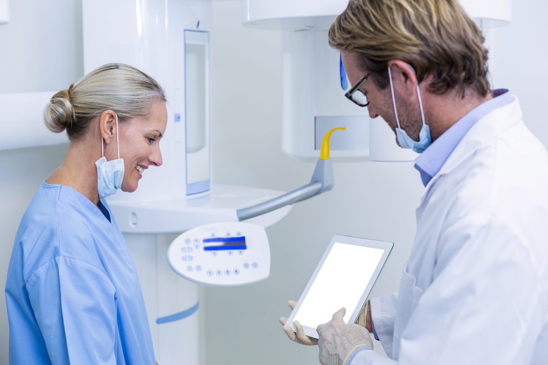 Dentists Using Digital Technology for Patient Care in Dental Clinic - Download Free Stock Images Pikwizard.com