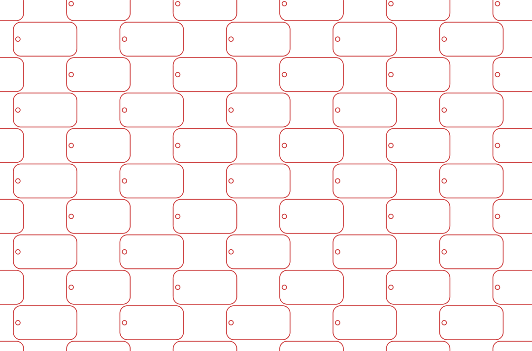 Seamless Red Tags on Transparent Background for Advertising