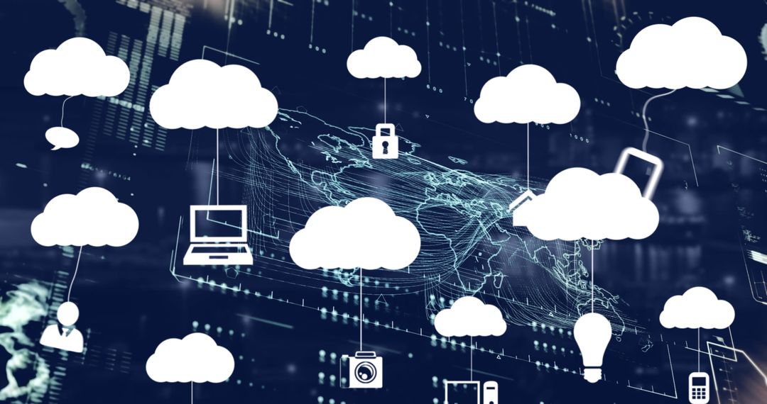Cloud Computing Over Digital World Map Representation