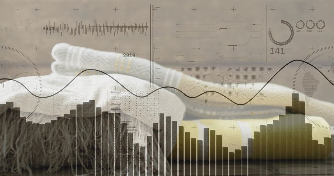 Blending Craft and Technology: Knit Blankets with Data Charts Overlay