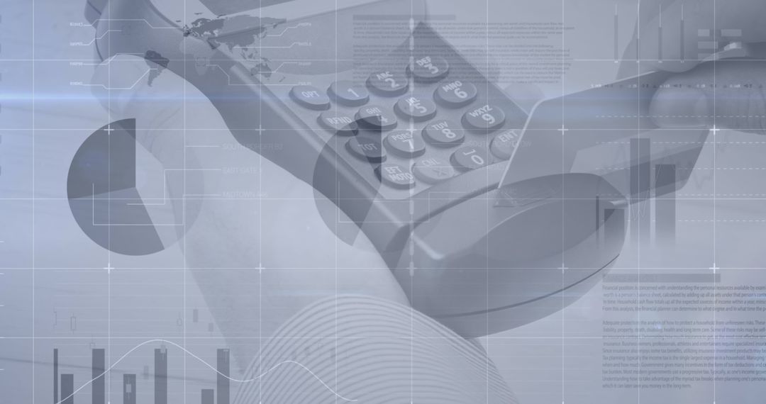 Digital Payment Technology with Abstract Analytics Overlay