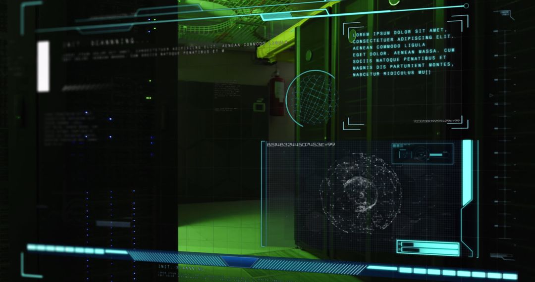 Futuristic cloud computing data interface