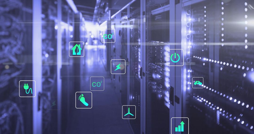 Innovation in Sustainable Data Centers with Digital Icons