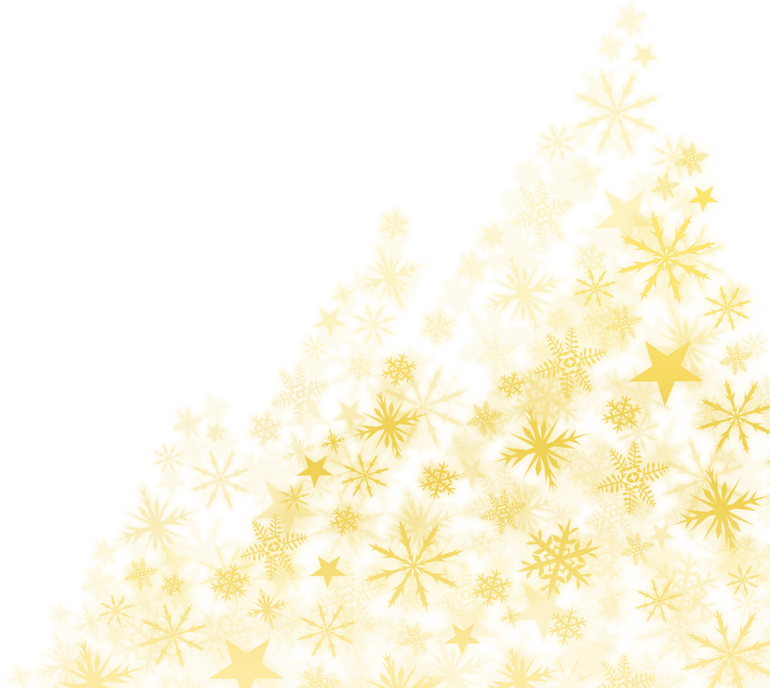 Transparent Snowy Christmas Tree Branches