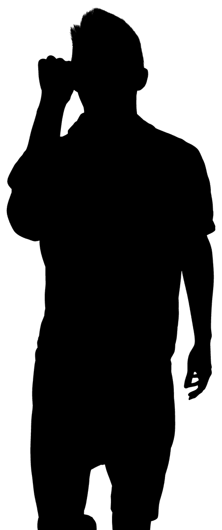 Celebrating Silhouette Transparency Motivational Icon Concept