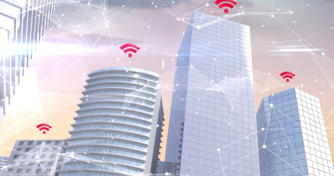 Modern Smart City Network With Digital Connectivity