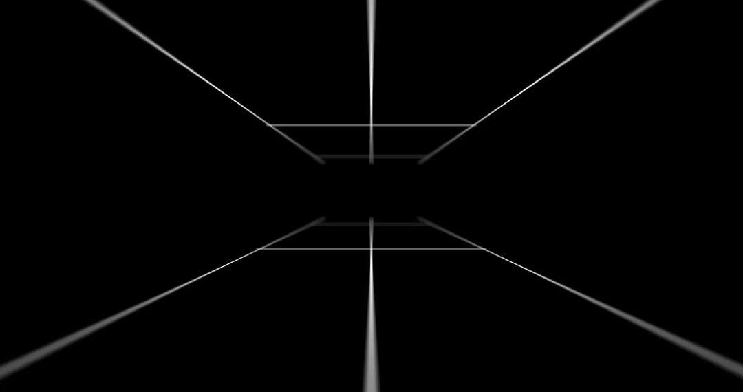 Abstract Dark Tunnel with Geometric Lines and Perspective