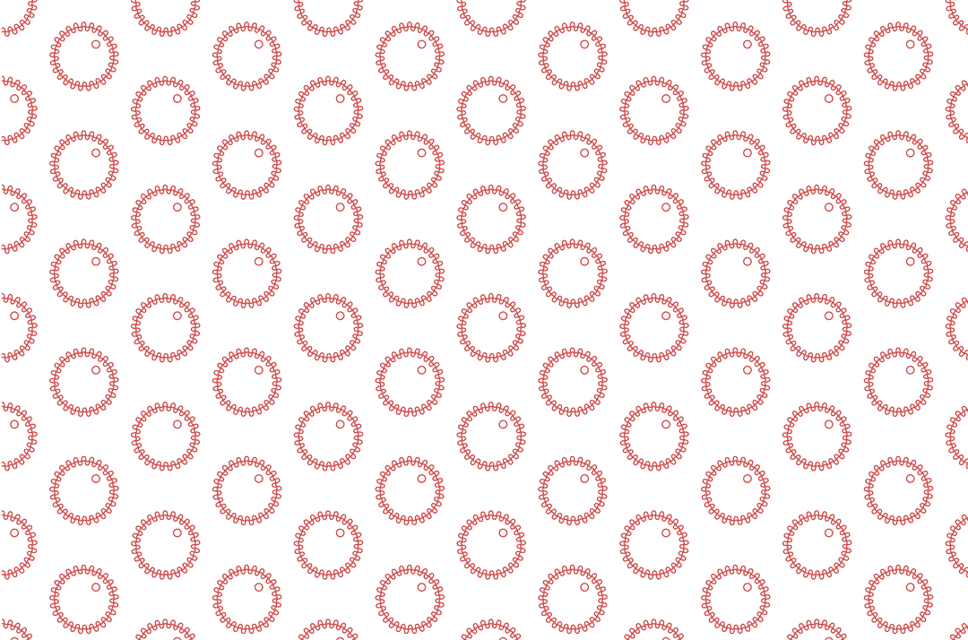 Red Signal Dials Pattern on Transparent Background