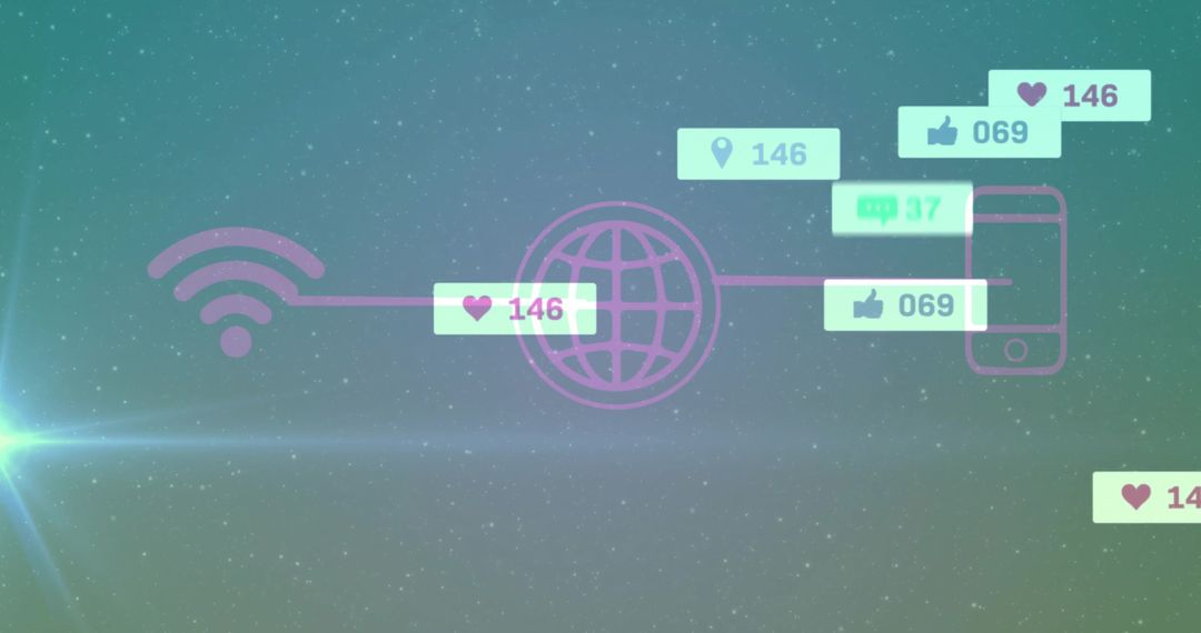 Digital Connectivity in Futuristic Cyberspace Design