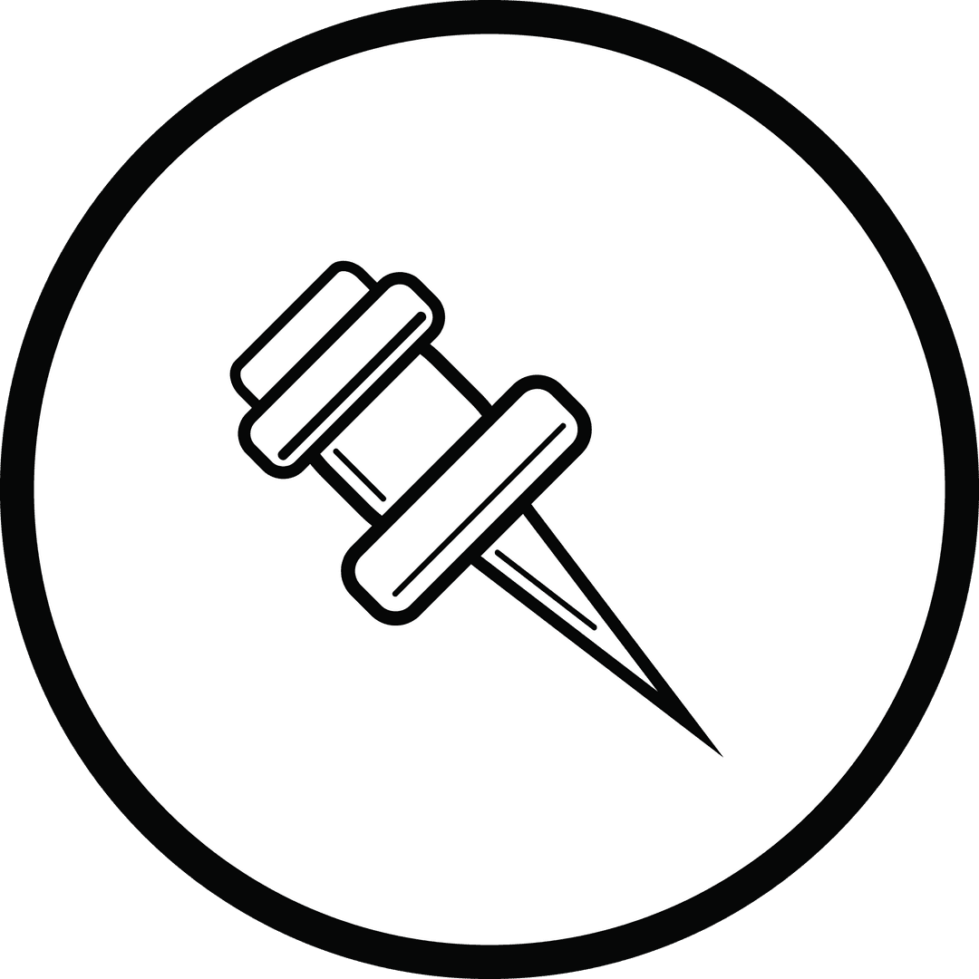 Vector Pushpin Icon on Transparent Background