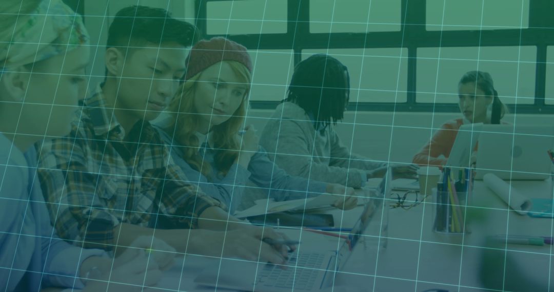 Diverse Team Analyzing Financial Data Concepts