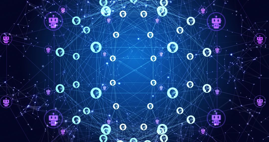 Digital Network with AI and Human Interaction Elements