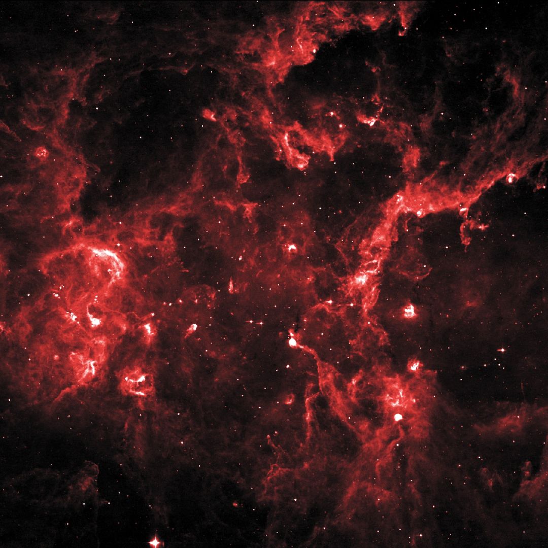 Infrared View of Star Formation in Cygnus X Region - Free Images, Stock Photos and Pictures on Pikwizard.com