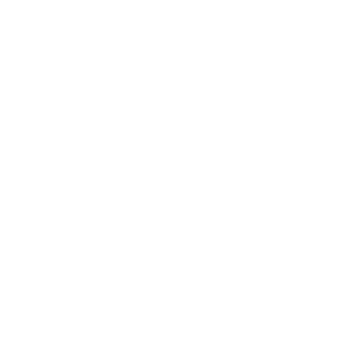 White Abstract Arrow Symbol on Transparent Background