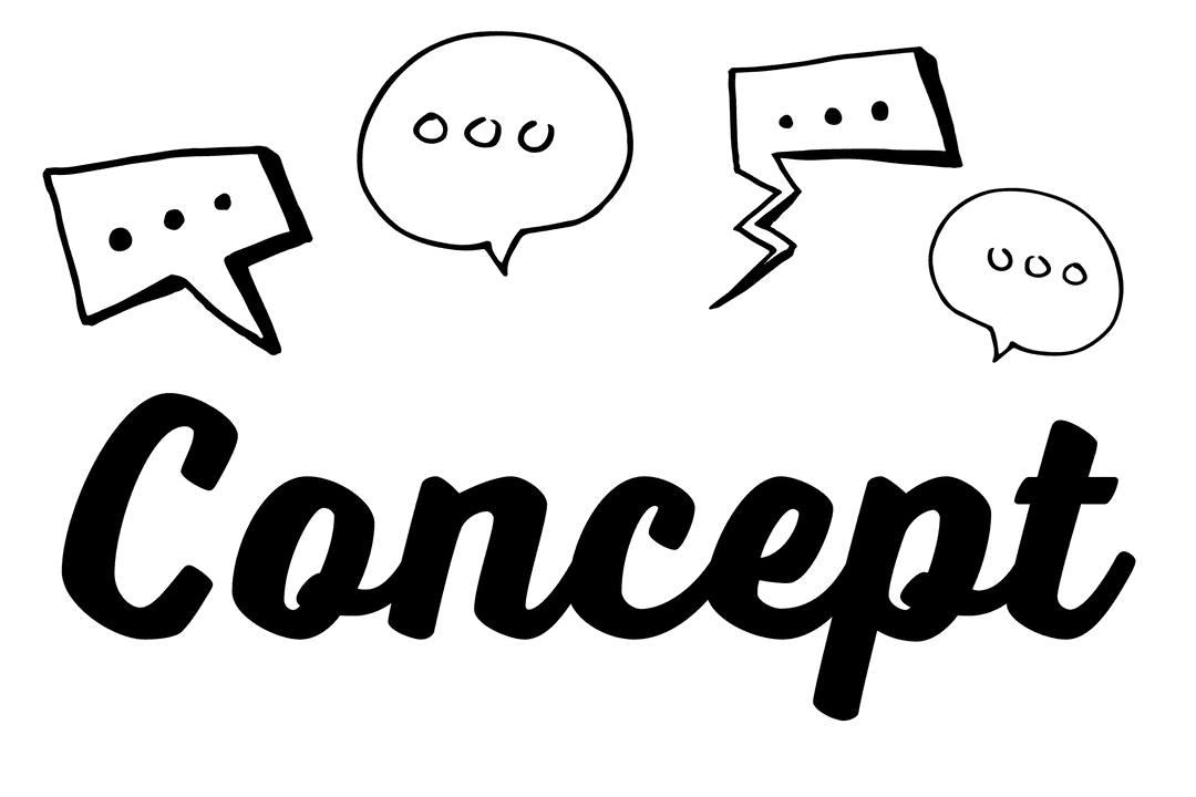 Creative Transparent Graphic with Speech Bubbles for Communication