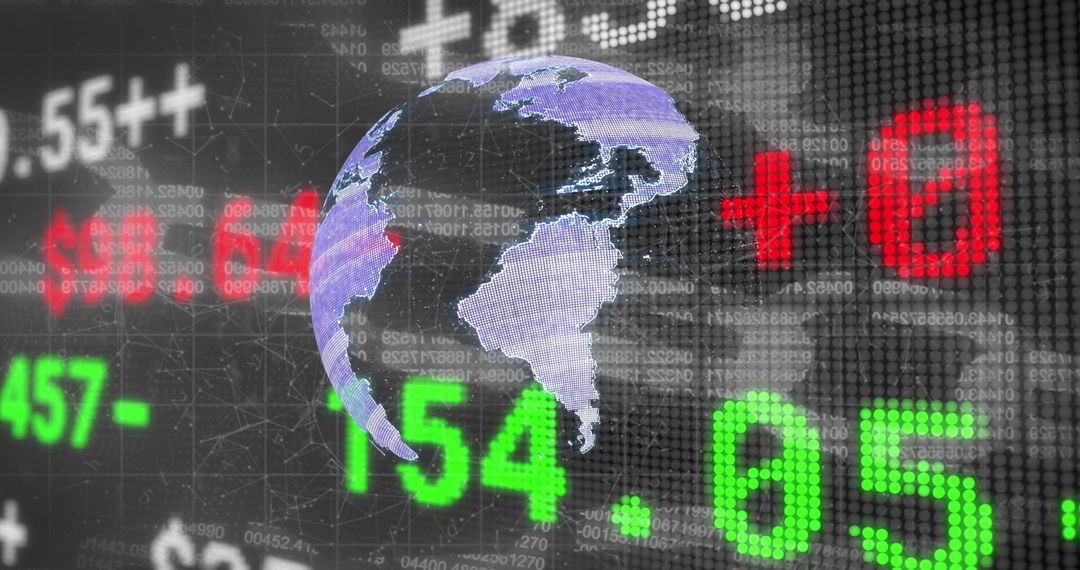 Global Stock Market and Data Analysis in Digital Interface