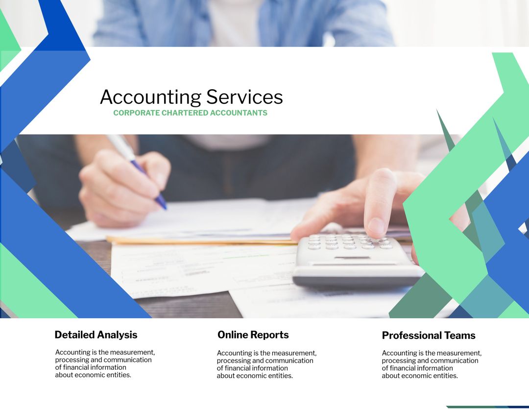 Professional Accounting Services Corporate Business Solutions - Download Free Stock Templates Pikwizard.com