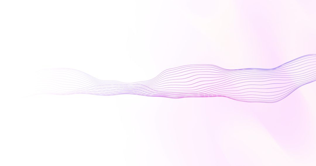 Abstract Soft Wavy Lines with Light Pastel Background