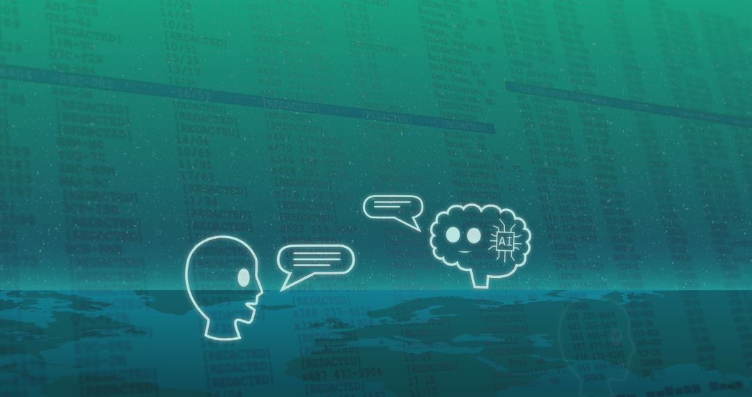AI and Data Interaction in Digital Interface - Free Images, Stock Photos and Pictures on Pikwizard.com