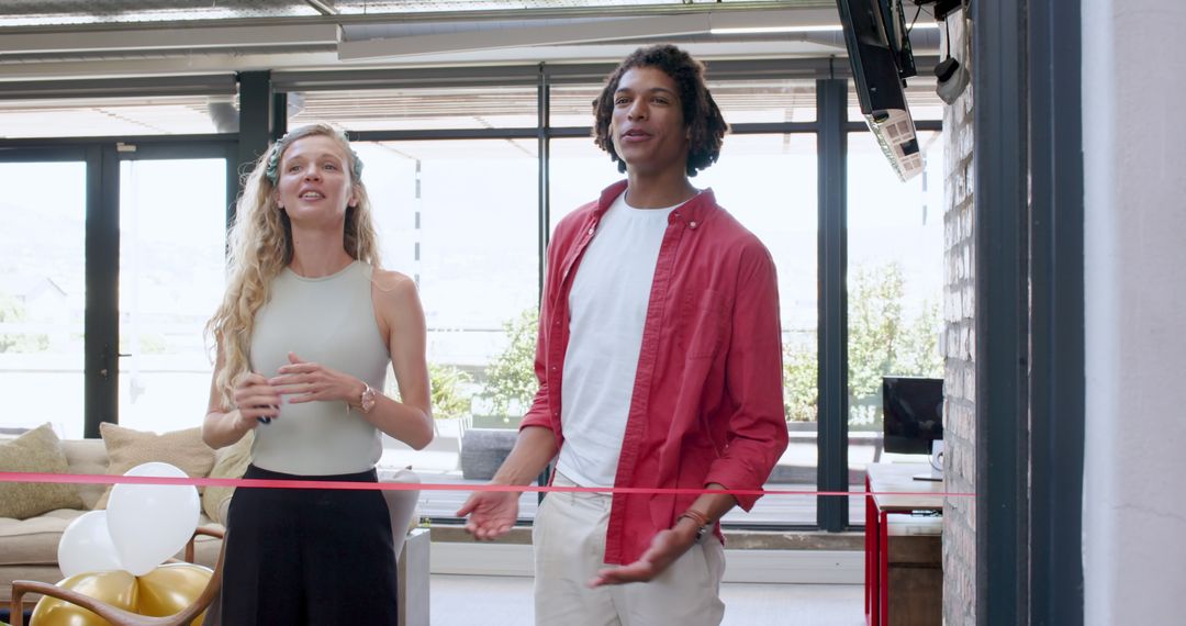 Diverse Colleagues Brainstorming in Contemporary Office Space