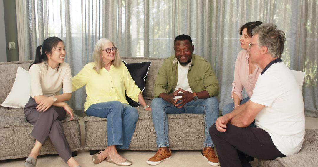Diverse Group Sharing in Supportive Therapy Session