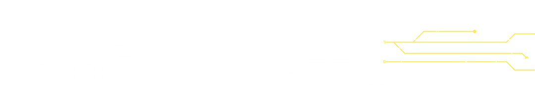 Transparent Circuit Traces with Yellow Highlights on Canvas
