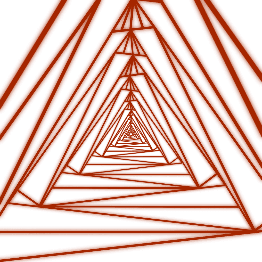 abstract red triangular tunnel in transparent perspective - Download Free Stock Images Pikwizard.com