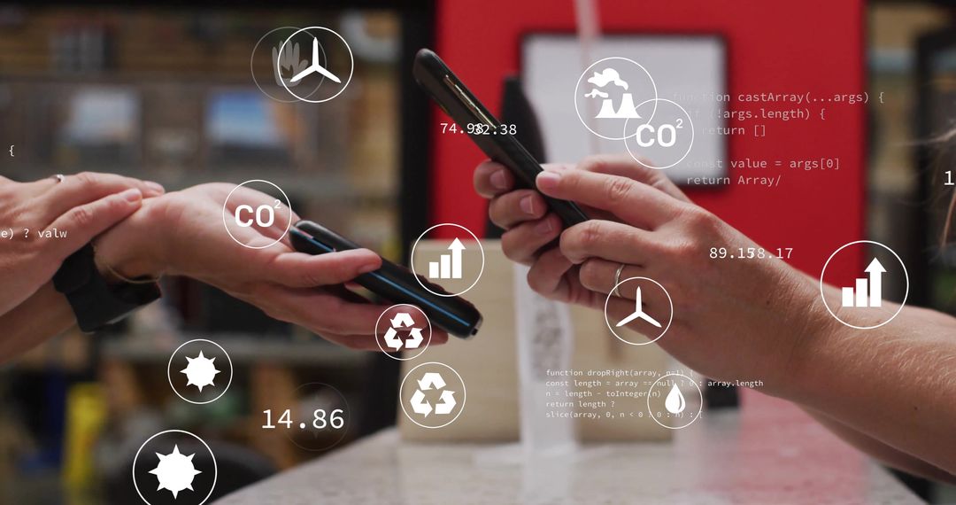 Digital Transaction with Ecology Data Overlay in Store