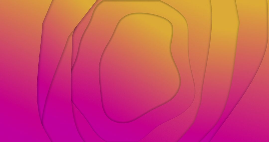Colorful Pink to Orange Gradient with Flowing Lines