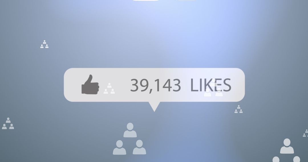 Digital Like Notification with Growing Count