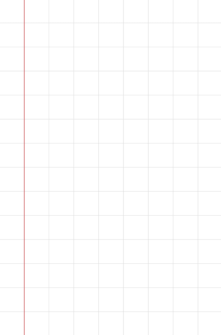 Red Vertical Line on Transparent Grid Background