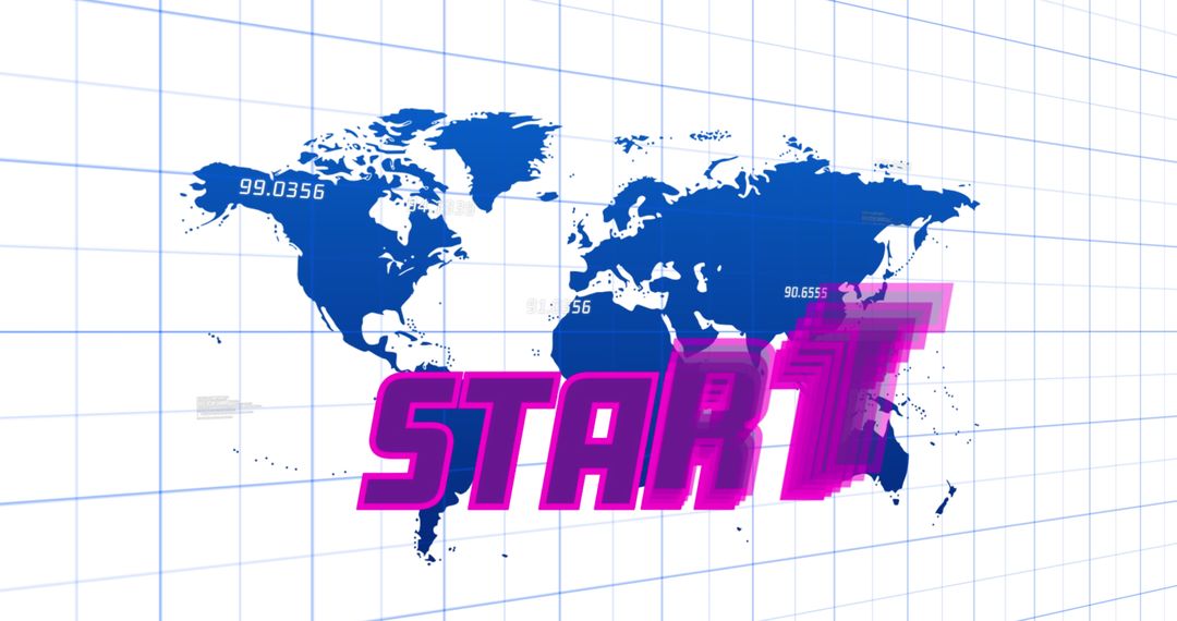 Futuristic Digital Universe Game Concept Art