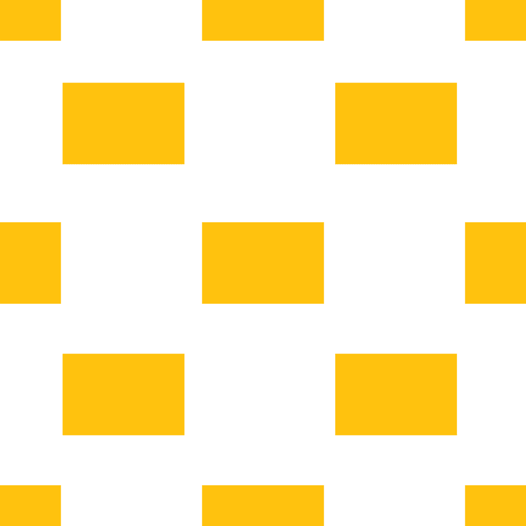 Transparent Pattern with Yellow Rectangles on Black Background