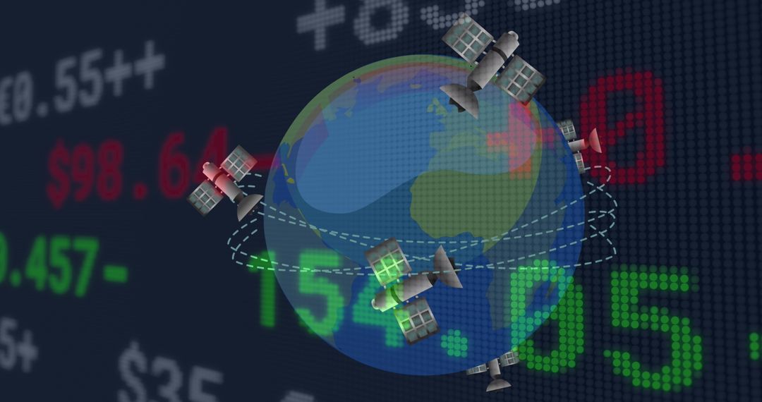 Satellite Communication and Global Financial Data Integration