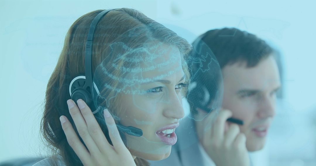 Smiling Call Center Agent Using Modern AI Technological Tools